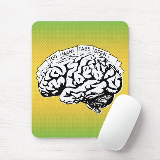 Te veel tabbladen openen brein muismat (Met muis)