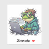 Te Veel Tabs Kikker Sticker (Vel)