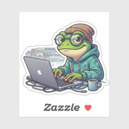Te Veel Tabs Kikker Sticker