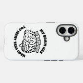 Te Veel Tabs – Overdenker Grappige iPhone Hoes (Achterkant (horizontaal))