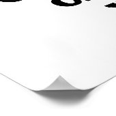 Te veel te weinig slecht voor de gezondheid Choles Poster (Hoek)