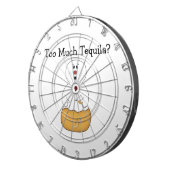 Te veel Tequila Dartboard Dartbord (Voorkant Rechts)