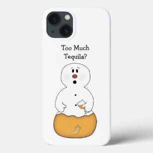 Te veel Tequila Snowman Case-Mate iPhone Case