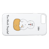 Te veel Tequila Snowman iPhone 7 Hoesje (Achterkant (Horizontaal))