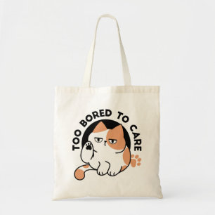 Te Veel Verveeld Om Me Er Aan Te Storen – Grappige Tote Bag