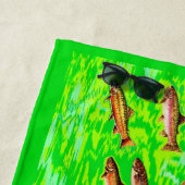 te veel vis in de zee strandlaken (In situ)