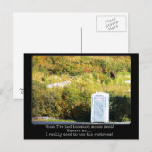 Te veel vlees grappig beer briefkaart (Voorkant / Achterkant)