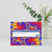 Te veel vrienden briefkaart (Staand voorkant)