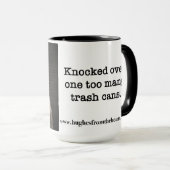 Te veel vuilnisbakken mok (Voorkant rechts)