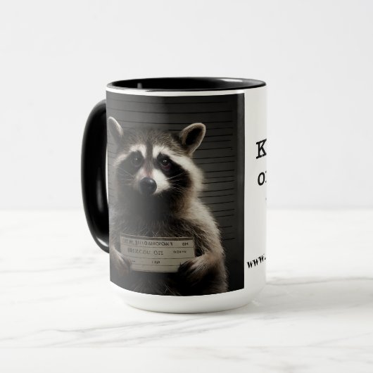 Te veel vuilnisbakken mok (Voorkant links)