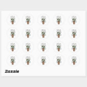 Te veel water – Grappige plant sticker (Vel)