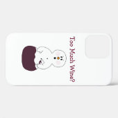 Te veel wijn Case-Mate iPhone case (Achterkant (horizontaal))