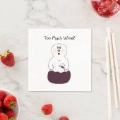 Te veel wijn servet (Insitu)