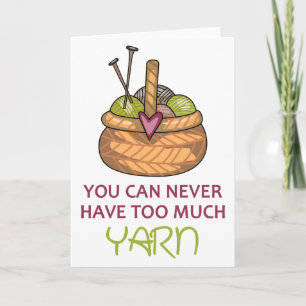 Te veel Yarn Kaart
