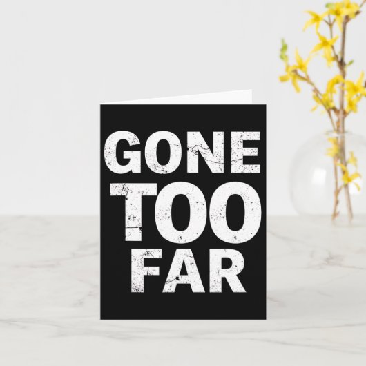 Te ver gegaan Foxtrot Delta Tango Resist Kaart (Gele Bloem)