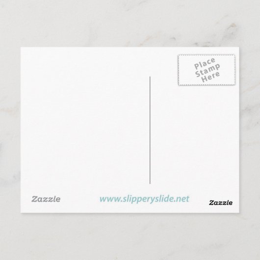 Te ver weg briefkaart (Achterkant)