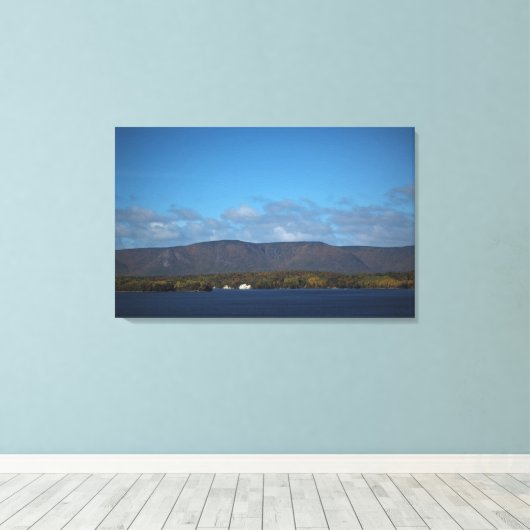 Te ver weg om te klimmen canvas afdruk (Insitu (Houten vloer))