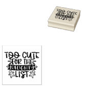 Te verdragen voor de Naughty List Rubberstempel (Gestempeld)