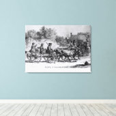 Te vergaderen in 1776, 1876 canvas afdruk (Insitu (Houten vloer))