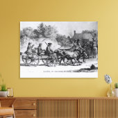 Te vergaderen in 1776, 1876 canvas afdruk (Insitu (Woonkamer))