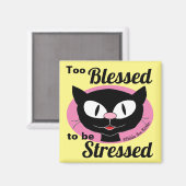 Te versnipperd om gestrest te worden magneet (Voorkant / Achterkant)