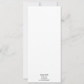 Te verwachten Giraffes - drachtige giraf Aankondiging (Achterkant)