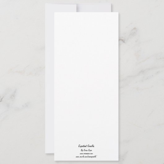 Te verwachten Giraffes - drachtige giraf Aankondiging (Achterkant)