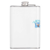 Te vliegen om vriend te zijn heupfles (Achterkant)