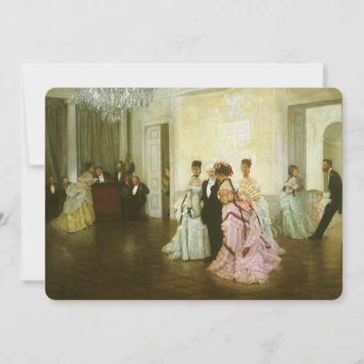 Te vroeg door James Tissot,  Victoriaans kunst (Voorkant)