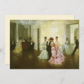 Te vroeg door James Tissot,  Victoriaans kunst (Voorkant / Achterkant)