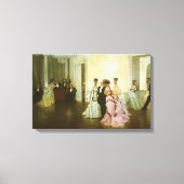 Te vroeg door James Tissot,  Victoriaans kunst Canvas Afdruk (Voorkant)