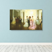 Te vroeg door James Tissot,  Victoriaans kunst Canvas Afdruk (Insitu (Houten vloer))