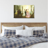Te vroeg door James Tissot,  Victoriaans kunst Canvas Afdruk (Insitu (Slaapkamer))