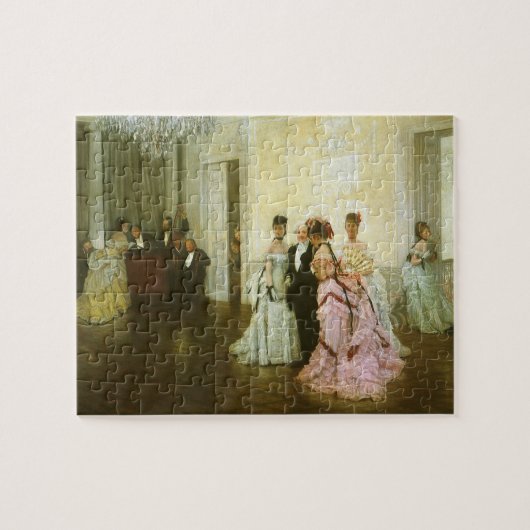 Te vroeg door James Tissot, Victoriaans kunst Legpuzzel (Horizontaal)