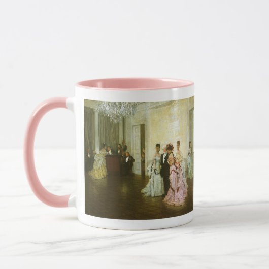 Te vroeg van James Tissot, Victoriaanse kunst Mok (Links)