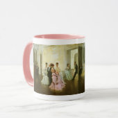 Te vroeg van James Tissot, Victoriaanse kunst Mok (Voorkant links)