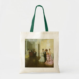 Te vroeg van James Tissot, Vintage Victoriaanse Ku Tote Bag
