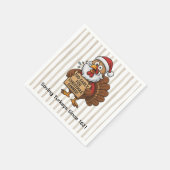 Te vroeg voor kerstdiners | Grappige kalkoen Servet (Hoek)