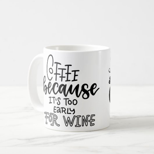 Te vroeg voor Mok (Voorkant links)