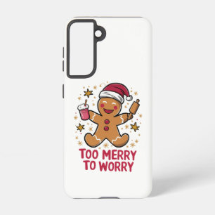 Te vrolijk om je zorgen te maken Graaiige kerst Gi Samsung Galaxy Hoesje