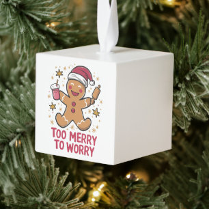 Te vrolijk om je zorgen te maken Graaiige Kerstman Decoratie