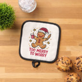 Te vrolijk om je zorgen te maken over grappige pep pannenlap (Top down)