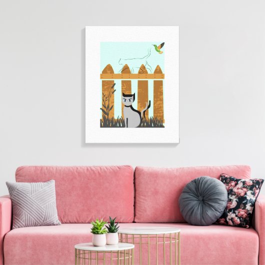 Te vruchtbaar canvas afdruk (Insitu (Woonkamer))