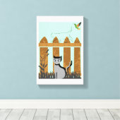 Te vruchtbaar canvas afdruk (Insitu (Houten vloer))