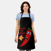 Te warm om te hanteren schort (Gedragen)