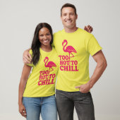 Te warm om te koelen t-shirt (Unisex)