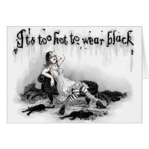 Te warm om zwart te Draag