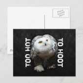 Te warm tot op de hoogte briefkaart (Voorkant / Achterkant)