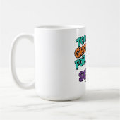 Te warm voor Halloween op school Koffiemok (Links)