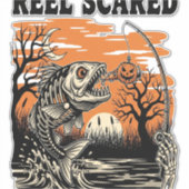 Te warm voor Halloween op school Sticker (Voorkant)